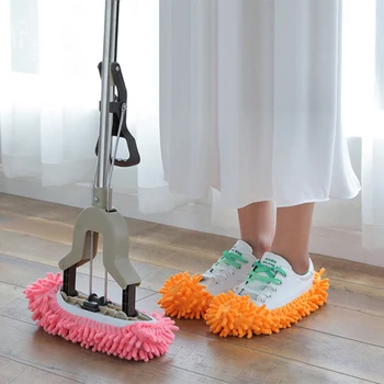 Prach Mop Papuče Foot Ponožky Mop Čiapky Multi-Funkcie Čistenie Podláh Lenivý Obuvi Zahŕňa Prach, Vlasy Cleaner