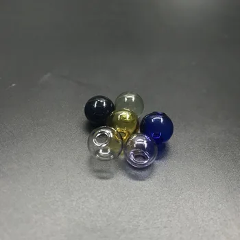 12 mm mix farieb Skla, ktorí chcú fľaša na svete bublina DIY Orb Sklenenej fľaštičke prívesok náhrdelník sklenené fľaše dome kryt príslušenstvo 50pcs