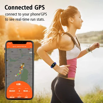 B1 Smart Hodinky Tepovej frekvencie Športové Smartwatch Dynamické UI Srdcového tepu Nepremokavé Fitness Tracker