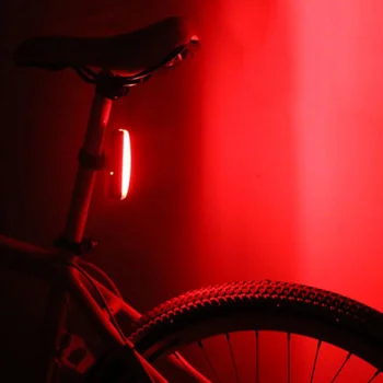 Bicykel Zadné Svetlo COB LED USB Nabíjateľné Chvost Výstražné Osvetlenie Nástroj