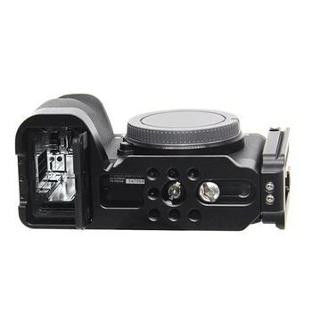 L Typ Rýchle Uvoľnenie Doska pre Sony A6600 Fotoaparát s Dvojitým Aka Port Hliníkovej Zliatiny