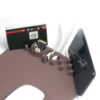 Multifunkčné QI Bezdrôtové Nabíjanie mousepad Na iPhone X 8Plus Pre Samsung Poznámku 8 S8 S7 Nabíjačku Podložka pod Myš Telefón Držiak na Stojan