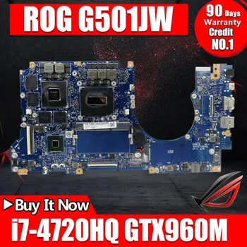 G501JW Notebook Doske 4G RAM Asus ROG UX501JW UX501J N501J G501J G501JW i7-4720HQ GTX960M Pôvodnej Doske test