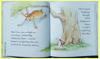 Hádajte, Ako veľmi Vás Milujem deti kníh, vzdelávacích ANGLICKÝ Obrázkové knižky pre deti, 0-8 rokov krátke príbehy Holler Hlasno