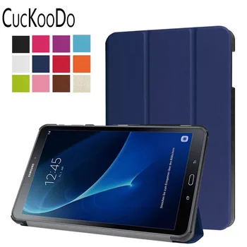 CucKooDo Tenký, Ľahký Stojí Custom Fit Pokrytie [Auto Sleep/Wake] pre Smasung Galaxy Tab 10.1 Palcový SM-T580/SM-T585 Tablet