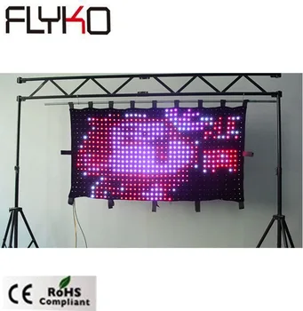 P5 2mx1m vodotesný flexibilný video funkcia fáza dekorácie, party, svadba zariadenia led fáze opony