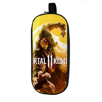 Mortal Kombat XI peračník Chlapci Dievča, kancelárske potreby Skladovanie Tašky Horúca Hra Školské potreby make-up Taška Deti Multi-funkčné Pero Box