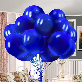 100KS Latexový Balón Farbou Kolo Balón Svetlo Modrá Romantický Strana Pre Narodeniny, Svadby, Party, Festivaly