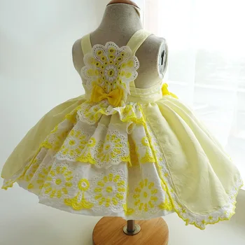 Nové detské šaty dvoch-dielny Lolita stspoločnosťou yle baby šaty s traky + šortky