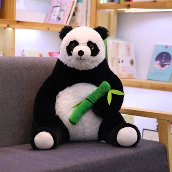 1PCS 50 cm cartoon objať bamboo panda plyšové plyšová, roztomilá panda mäkké bábiky, deti hračky, Vianočné darčeky