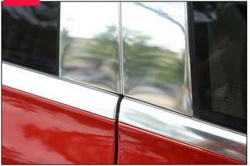 Výbava Auta Okno BC Stĺpec flitrami Stirps Kryt Nálepky Exteriérové dekorácie Pre Mercedes Benz C Trieda W205 C180 C200 C300