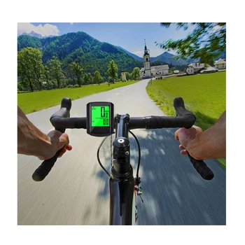 ZÁPAD BICYKLOCH Bike Počítača Bezdrôtový Nepremokavé Cyklistické Rýchlomer Multi Funkcia Cyklistické počítadlo kilometrov S Veľkým LCD Displej Nového roku 2018