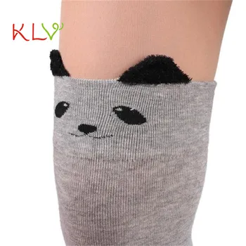 Ženy Mačka Catoon Ponožky Dlhé Ponožky Nad Kolená Vysoké Ponožky dámske Módne roztomilé Ponožky 17Aug22