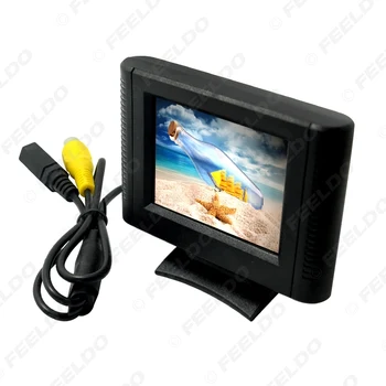 FEELDO Digital 2.5 palcový Odnímateľný RCA Video Pozrieť TFT LCD Monitor Pre DVD Spätné Parkovanie Snímač Fotoaparátu #1365