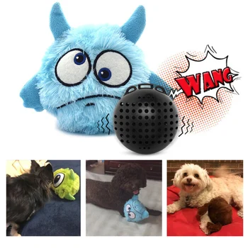Elektrické Pet Hračky Zvuk Prípravy Dodávky Simulácia Squeaker voči Poškriabaniu Plyšové Výrobky pre Mačky a Psa L9