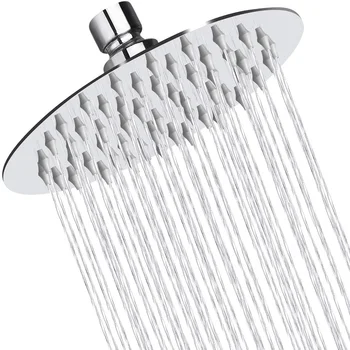 12 Palcový Veľké Námestie Dážď Showerhead, Nerezové vysokotlakové Sprcha Hlavu Voluptuous Sprcha Skúsenosti，Zrkadlo-ako Vzhľad
