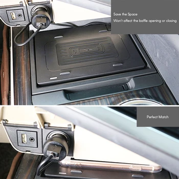Auto Centrálne Ovládanie Mobilného Telefónu 10W Bezdrôtové Nabíjanie Pad Panel Špeciálne na Palube vhodné pre Toyota Camry 2018-2019