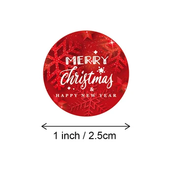 500pcs Vianočné Tesnenie Nálepky DIY Darček Pečenie Obálky obalov