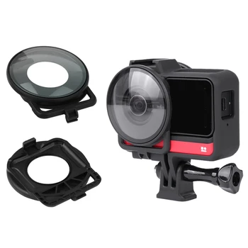 Rám Objektív Stráže pre Insta360 Jeden R Dual Objektív Ochrana pre 360 Mod Športové Kamery