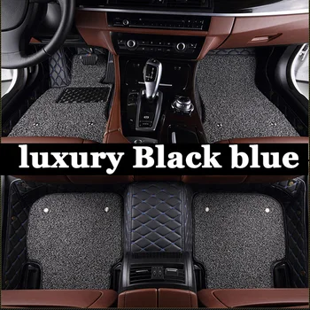 ZHAOYANHUA fit Vlastné auto podlahové rohože pre Volkswagen CC Eos Golf Jetta Passat Tiguan Touareg sharan 5D koberec, podlahové fólie