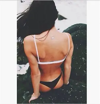 HORÚCE Dámske Tvaru Trojuholníka Remeň Bikini Bottom Brazílske Dievčatá na Pláži Bielizeň