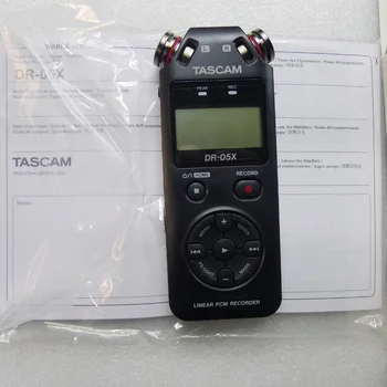 Nový, Originálny Tascam dr-05X Ručné Profesionálny Prenosný Digitálny Hlasový Záznamník, MP3 Nahrávanie Pero s 32GB micro SD TF Karty