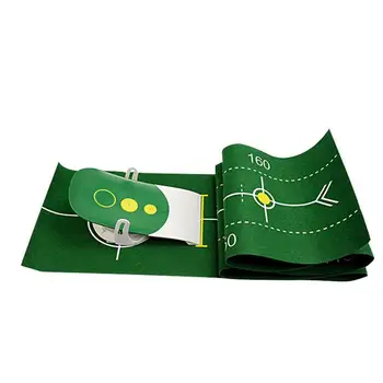 Professional Deluxe 3 Jamkové Golfové Putt Tréner Golfista Príslušenstvo Zelená Mat výukové Simulátor Výstroj Golf Putter Dať R0D9