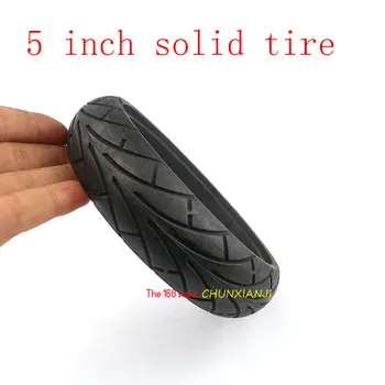 Doprava zadarmo 5 palcových pneumatík pevné pneumatiky fit 5inch Trakaře ,elektrické scooter wheels