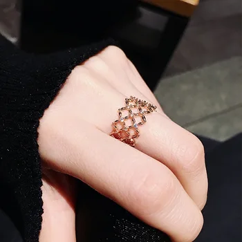 2020 kórejský štýl, šarm, módne cubic zirconia žien krúžok koruny drahokamu krúžok manželstva zapojenie šperky dámske najlepší darček
