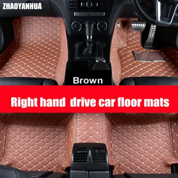 V pravej ruke riadiť auto podlahové rohože pre Mercedes Benz triedy S W220 S280 S320 S350 S500 S600 L auto-styling koberce, koberec, vložky