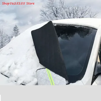 Predné Sklo Snehovej pokrývky Mat Auto Príslušenstvo Univerzálne Pribrala Anti-frost pol Kryt Okno Nemrznúca Jersey
