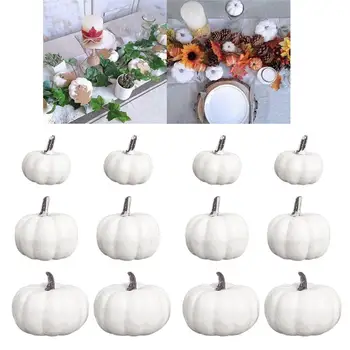 12Pcs Simulácia Zeleniny Tekvica Model Umelé Ovocie Hotel Domáce Dekorácie Výučby Rekvizity Halloween Party Dekor Ornament