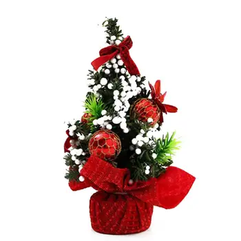 Mini Vianočný Stromček Tabuľka Slávnostné Party Domov, Vianočné Dekorácie, Darčekové 20 cm