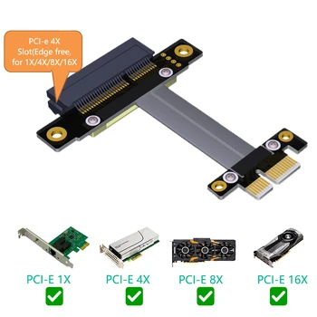 Kvalitný PCI-e slot karty PCI Express 4X 1X Predlžovací kábel