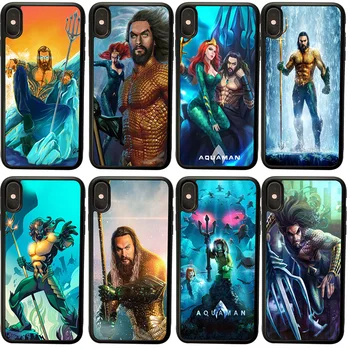 Mobilný Telefón Prípadoch Pevný Plastový Kryt pre iphone 8 7 6 6 Plus X XR XS 11 12 Pro Max 5S 5 SE 4 4S Prípade Mera Aquaman Umenie