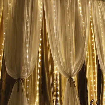 Vianočný Veniec LED Záves Cencúľ String Svetlá 3 m 300 Led Vnútorné Drop Party, Garden Street Vonkajšie Ozdobné Svetlo Víla