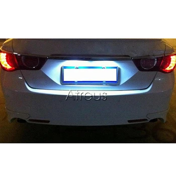 PAKUSI 1Pair Auto LED špz Osvetlenie 12V Pre BMW E39 5D Príslušenstvo Biela SMD3528 Počet LED Dosku Žiarovka Auta Žiadna chyba