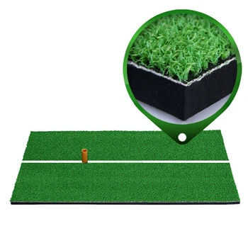 Indoor Golf Mat Školenia Biť Pad Praxi Gumy Trávy Mat Masových Zelené Golfové Tréningové Nástroje Dvore 30 x 60 cm