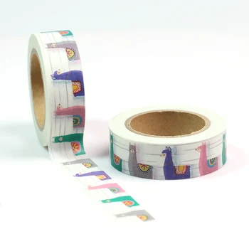 10pc/set Roztomilé Hobby horse Zvierat Papier Maskovacie Pásky Japonský Washi Pásky urob si sám Scrapbooking Nálepky páska dĺžka 10m