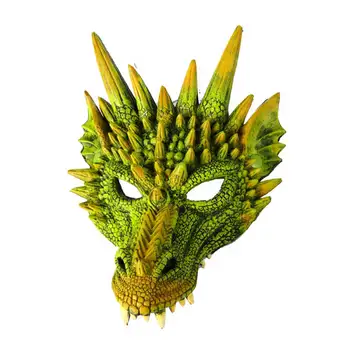 Dieťa Dragon Maska Halloween Krídla Monster Festival Strany Mäkké Priedušné Živé Dekoratívne Chvost Hračka