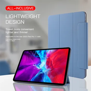 Ultra-tenké PU Kožené puzdro pre iPad Pro 11 2020/ 12.9 2020 Magnetické Úplný Ochranný Kryt Flip puzdro s Perom Otvoru Držiaka