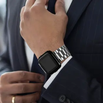 Pre Fitbit Naopak Pásma Pevnej Nehrdzavejúcej Ocele Naopak Kapela Popruh Nahradenie Kovových Náramkov na Fitbit Naopak Smartwatch