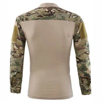 TENNEIGHT New frog Oblečenie Combat Uniform Mužov Outdoor CS taktické kamufláž Vojenské Výcvikové Oblečenie Lov jazdecké Tričko
