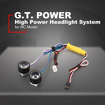 G. T. POWER High Power Systém Svetlometov Super Jasné LED Svetlo / Svetlo pre RC Auta, RC-Crawler v Lietadle Lodné Príslušenstvo