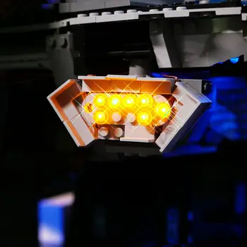 MOC LED svetla kit pre lego 76042 pre 7043 ŠTÍT Helicarrier stavebné bloky svetlo hračky (iba svetlo, č model ）