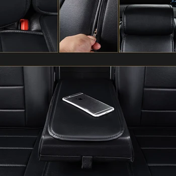 WLMWL Univerzálne Kožené autosedačky pokrytie pre všetky modely Isuzu D-MAX nm-X 5 sedadiel, auto príslušenstvo styling