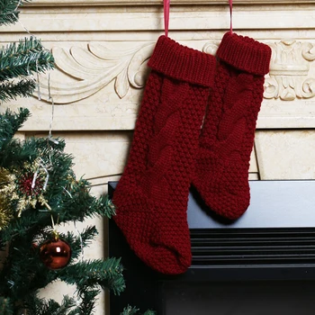 Zrastov Ornament Darčeková Taška Dekorácie Vianočné Pančuchy Candy Tašky Visí Ponožky