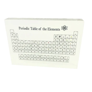 Periodická Tabuľka Chemických Prvkov Chemické Prvky, Grafické Karty, Troch-Dimenzionální Sklo Tvar J99Store