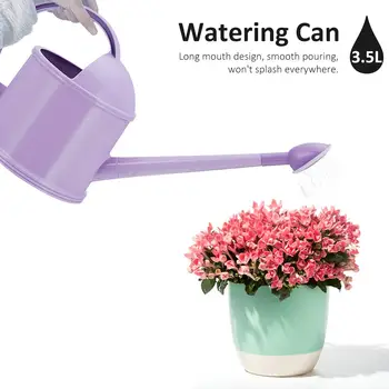 PP Zalievanie Môžu Malé Odolné Plastové Voda Môže Kanvica s veľkou Kapacitou pre izbové Rastliny Záhradný Kvet