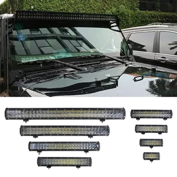 36W-198W Nepremokavé Projektor LED Pracovné Svetlo/Svetlo Bar pre SUV, ATV, UTV, 4 x 4, Piesok koľajnice, Autá, nákladné Vozidlo, Príves, vysokozdvižný Vozík,